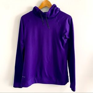 Nike Pro Purple Long Sleeve Athletic Top